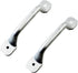 2PCS Boat Cleat Grab Rail Handles Aluminum Fishing Rowboat Duck Jon Row Transom 