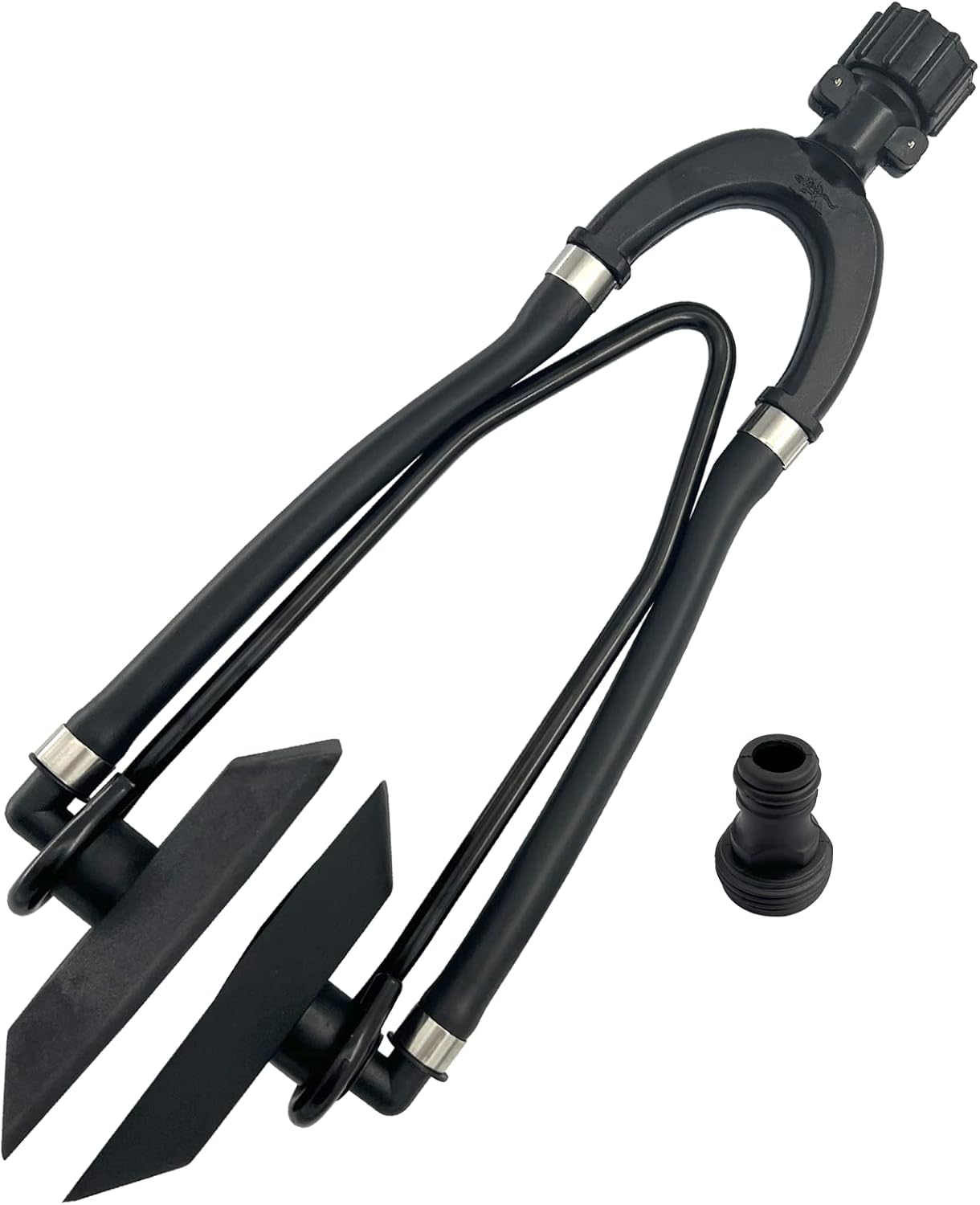 Universal Rectangular Dual Water Feed Outboard Motor Flusher Boat Ear Muff Engine for Marine 