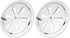 2 Pack of 4 inch Cabin Ventilation Plate Vent Round Butterfly Air Gill with Side Knob 304 Stainless Steel for Marine Boats Accessories 