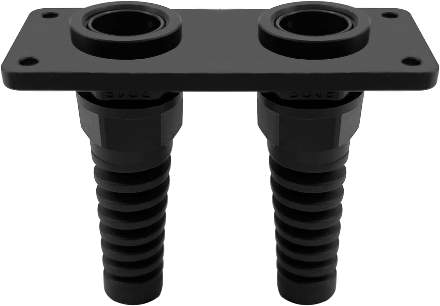 PG16 Cable Gland with Anodized Aluminum Base Antirust Anti-corrosive Waterproof IP68 Nylon Joint Adjustable Locknut for 8-14mm Wire Thread Integrated Two 