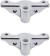 2PCS 316 Stainless Steel Row Lock Oarlock Socket Support Bracket for 1/2" Shank 