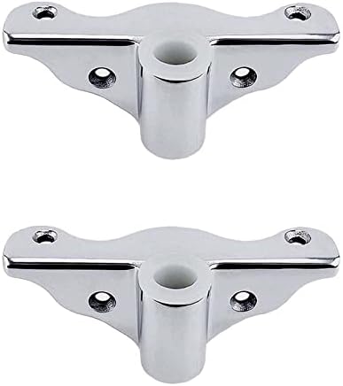 2PCS 316 Stainless Steel Row Lock Oarlock Socket Support Bracket for 1/2" Shank 