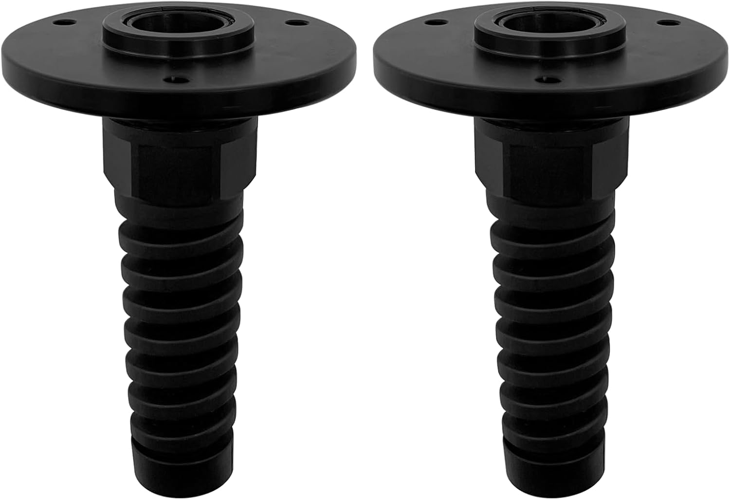 2Pcs PG16 Cable Gland with Anodized Aluminum Base Antirust Anti-corrosive Waterproof IP68 Nylon Joint Adjustable Locknut for 10-14mm Wire Thread 