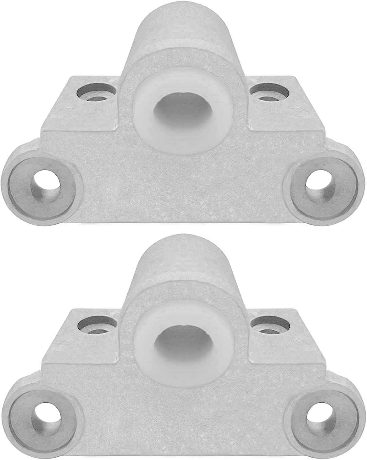 2Pcs Aluminum Boat Oar Lock Sockets Rowboat Fishing Duck Jon Right Angle Gunwale Style 