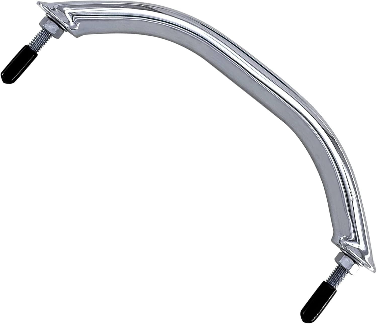 Boat 316 Stainless Steel 8-3/4'' Polished Grab Handle Oval Tube Bar Handrail for Marine Yacht RV 