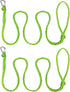 Kayak Tow Rope with Clip Dock Lines Heavy Duty Braided Line Ideal for Jet ski,watercraft Boat, Kayaking, Marine Sets of Two Ropes 1/2 Inch Diameter x 7ft Lengths Green 