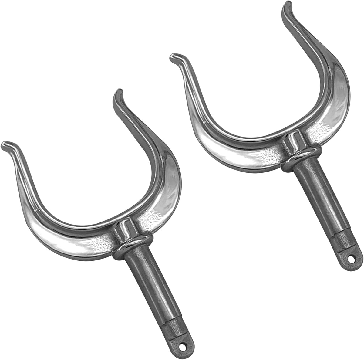 2 Pcs Stainless Steel Oar Lock Oarlock Rowlock Premium Marine Row Boat Dinghy Water Raft Kayak Canoe Side Mount 
