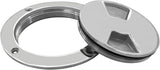 4 inch Hatch 316 Stainless Steel Round Non Slip Inspection Deck Plate with Detachable Cover for Marine Boat Yacht 