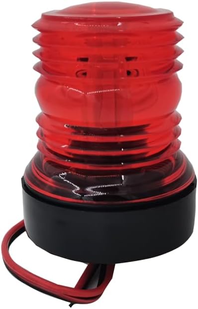 Boat Yacht Navigation Anchor Lights All Round 360° Red 12V LED Daylight Waterproof Signal 