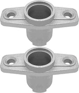 Top Mount Aluminum Oar Lock Socket Holder 90Degrees T-Shaped Boat Hardware Replacement for Marine Yacht Boat/Yacht Parts 2Pcs 