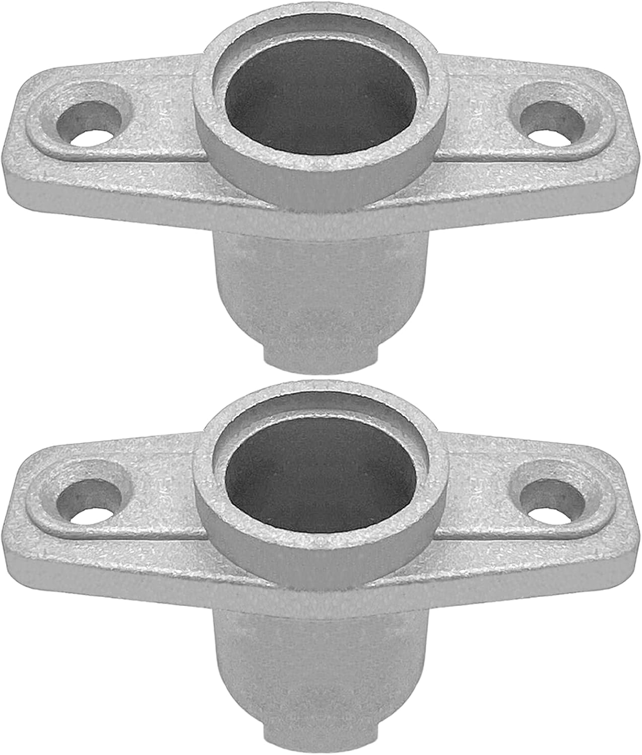 Top Mount Aluminum Oar Lock Socket Holder 90Degrees T-Shaped Boat Hardware Replacement for Marine Yacht Boat/Yacht Parts 2Pcs 
