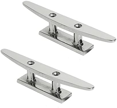 Boat Cleat 4" 316 Stainless Steel Marine Mast 2 Pcs 