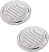 Round Louvered Vent 4" Stainless Steel Marine Boat 102mmCaravan Suit 2PCS for Yacht Accessories 