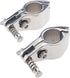 (Set of 2) Stainless Boat Bimini Top Hinged Jaw Slide 1" 25 mm 