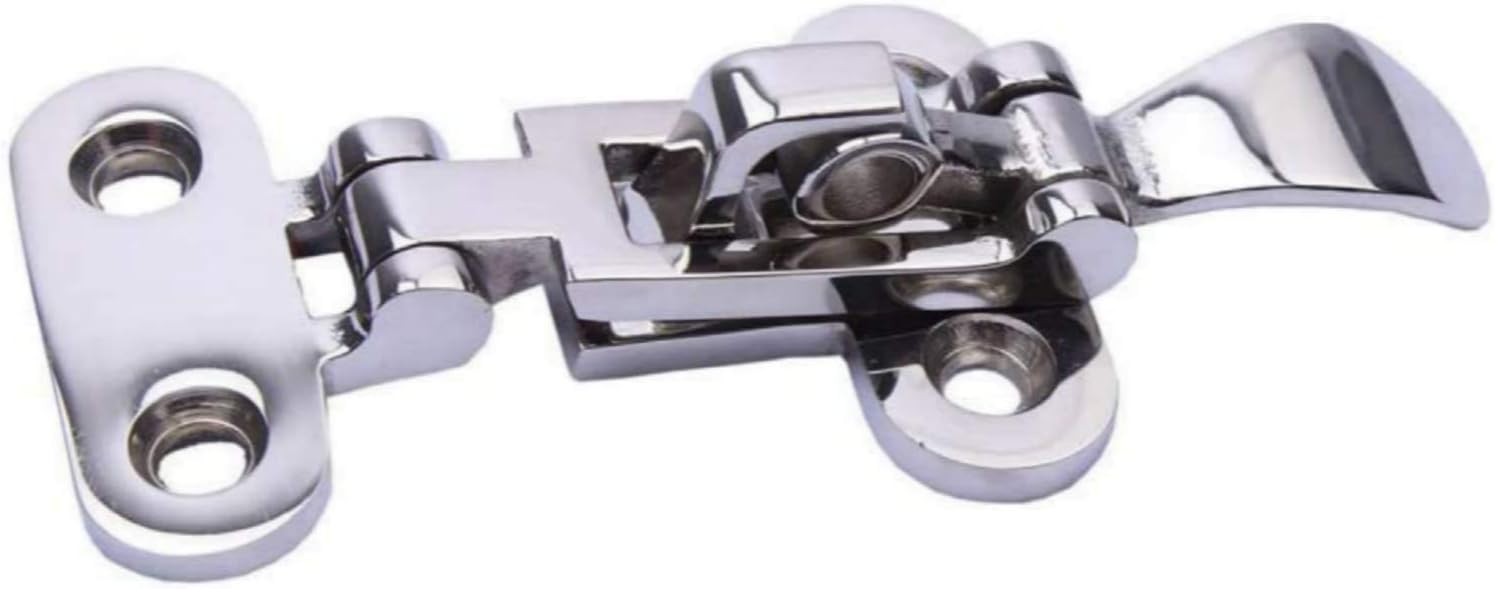 Boat Latch Locker Hatch Anti-Rattle Fastener Toggle Adjustable Clamp-4 3/8" Marine Stainless Steel 