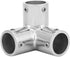 Boat Hand Rail Fitting-90 Degree 1" 3 Way Corner Elbow 