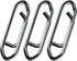 50-Pack Fishing Power Speed Clips, High Strength Stainless Steel Clip for Lure Quick Change, Freshwater Saltwater Crankbait Popper Lures Snap Connector Tackle  XS-25LB-0.5IN