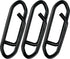 50-Pack Fishing Stealth Power Speed Clips, High Strength Stainless Steel Clips for Lures Quick Change, Freshwater Saltwater Crankbait Popper Snap Connector Tackle  25LB