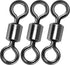 Fishing Barrel Swivels, 40 to100-Pack Swivels Tackle Freshwater Saltwater Swivel Rolling Heavy Duty Stainless Steel Lures Leaders Line Connectors Terminal  