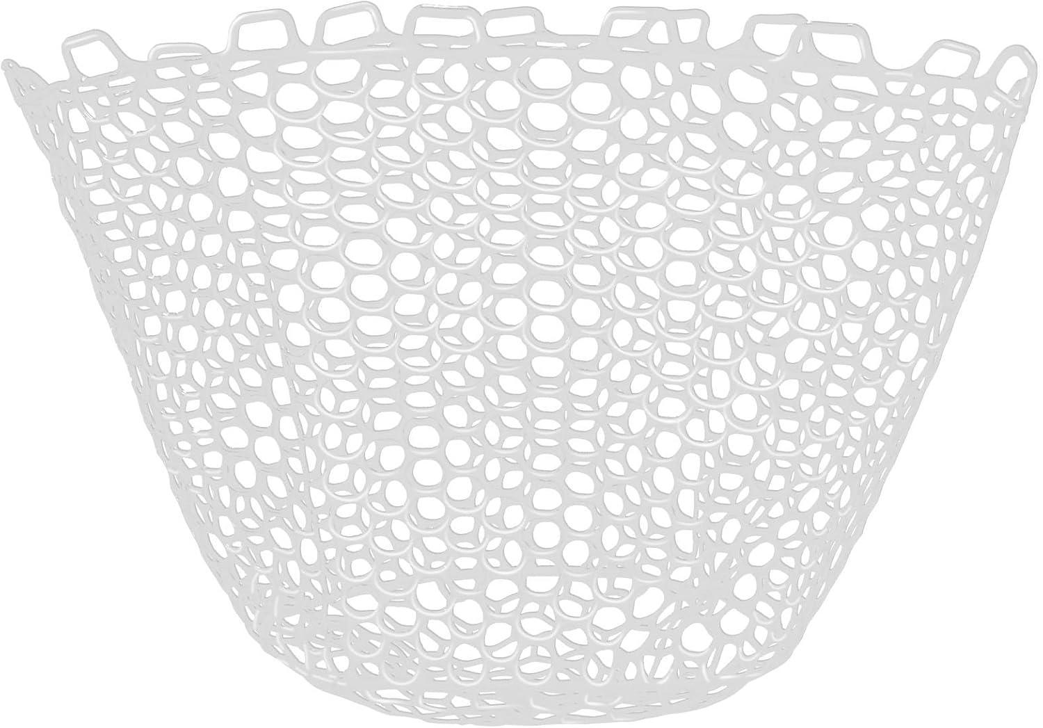 Fishing Nets Silicone Replacement Netting, Clear Black Fly Ice Net Landing Kayak Without Handle for Freshwater Saltwater Foldable Soft Flexible Trout Mesh 4025