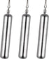 30-Pack Fishing Drop Shot Weights Sinkers Lead Dropshot Rig Freshwater Saltwater Skinny Pencil Shaped Sinker with Rolling Swivel for Bass 1/8oz- 1oz  1/4oz