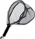 Fly Fishing Net with EVA Handle, Ice Landing Nets CNC Aluminum Alloy Frame, Rubber Coated Mesh Trout Kayak for Crappie Bass Sunfish Bulegill Panfish Black 