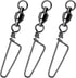 Fishing Snap Swivels, High Strength Ball Bearing Swivel with Stainless Steel Coastlock 26-503LB, Black Nickel Coating Corrosion Resistance Freshwater Saltwater 