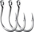 Fishing Circle Hooks 5X Strong Catfish Octopus Livebait Hooks, High Carbon Steel Welded Hook Jigging Replacement for Freshwater Saltwater Trolling Tackle Tuna, Marlin, Wahoo  