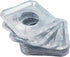 Gas Burner Liners (50 Pack) 8.5" Disposable Aluminium Foil Square Stove Covers - Range Protector to Catch Oil, Grease and Food Spills
