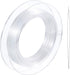 200 m Clear Nylon Invisible Thread String for Hanging Christmas Decorations, Making Bracelets, Sewing Hobbies, 0.25 mm Beading Thread with Beading Needle 0.25mm