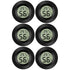 Mini Digital Hygrometer Thermometer Temperature Humidity Meter for Indoor Greenhouse Living Room 6 Pieces