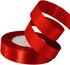 20mm Satin Ribbon 22 Metre, Polyester Ribbon, Enhance Your Crafts & Celebrations, Best for Gift Wrapping, Decorations, Wedding Car Ribbons Crafting Red 20MM-22 Metre