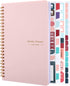 To Do List Notebook, A5 Weekly Planner Undated, Planning Pad Checklist Productivity Organizer 52 Pages for Students, Work, Fitness (Pink) Pink