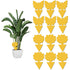 12 pack Sticky Fruit Fly and Fungus Gnat Trap Yellow Traps Insect Killer for Houseplant indoor outdoor plants 12pack