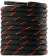 Round Work Boot Laces - Heavy Duty, Thick Replacement for Men, Women, Adults Walking, Hiking, Steel Toe, Safety, Hunting Boots Black/Brown 29" ( 75 cm )