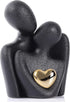 Mini Couples Statue - Ceramic Romantic Pair in Love Figurines for Bedroom Decor, TV Cabinet, Wedding Valentine&