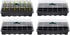 Petluno 4-piece seedling trays, 24-cell plastic seedling propagation trays, flower seed growing containers with adjustable ventilation openings for greenhouse, garden, home (with lids and bases)