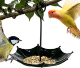 Bird feeder house, 18 x 16.5 cm, protection for poultry, outer covers, small adjustable height cover, bird feeding station for garden, balcony, rain shelter