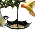 Bird feeder house, 18 x 16.5 cm, protection for poultry, outer covers, small adjustable height cover, bird feeding station for garden, balcony, rain shelter