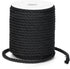 Petluno Macramé Cord 6 mm, 30 m Black Cotton Rope Thick for Crafting, Wall Hangings, Plant Hangers, Knitting, Gardening, Decoration Black 6mm 30m