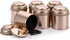 Petluno Set of 6 Loose Leaf Tea Tins 227ml Metal Nut Storage Jars Airtight Containers Kitchen Spice Jars, Food Tin for Tea, Coffee, Biscuits, Sugar