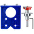 35 mm hinge drill set with hinge hole and hinge template, drill guide, power drill accessory, for concealed hinges, cabinet hinges, mounting plates, woodworking