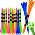 120 Pack Plastic Golf Tees,Contain 100 pcs 3-1/4 Inch Unbreakable Long Tees and 20 Short Tees,Mixed Color,Frictional Resistance Reduction