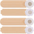80 Pieces of Nipple Covers Breast Pasties Comfortable Adhesive Bra Disposable Satin Petals Pasties for Women Beige