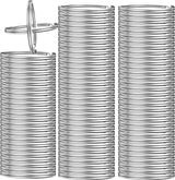 200PCS Key Rings, Split Bulk Keyrings for Keychain and Crafts (25mm)