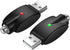 USB Adaptor USB Threaded Cord, Smart USB Charger, Rechargeable Overcharge Protection Adapter Device with LED Indicator, USB Electronic for LED Adaptor[2 Pieces]