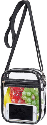 Clear Crossbody Purse Bag, Stadium Approved for Concerts, Festivals