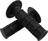 Worldmotop Motorcycle Handlebar Grips Non-Slip Soft Rubber Grips Handlebar with 7/8" 22mm 24mm Replacement for All Off Road ATV Dirt Bike, Bike Handle Grips(Black)