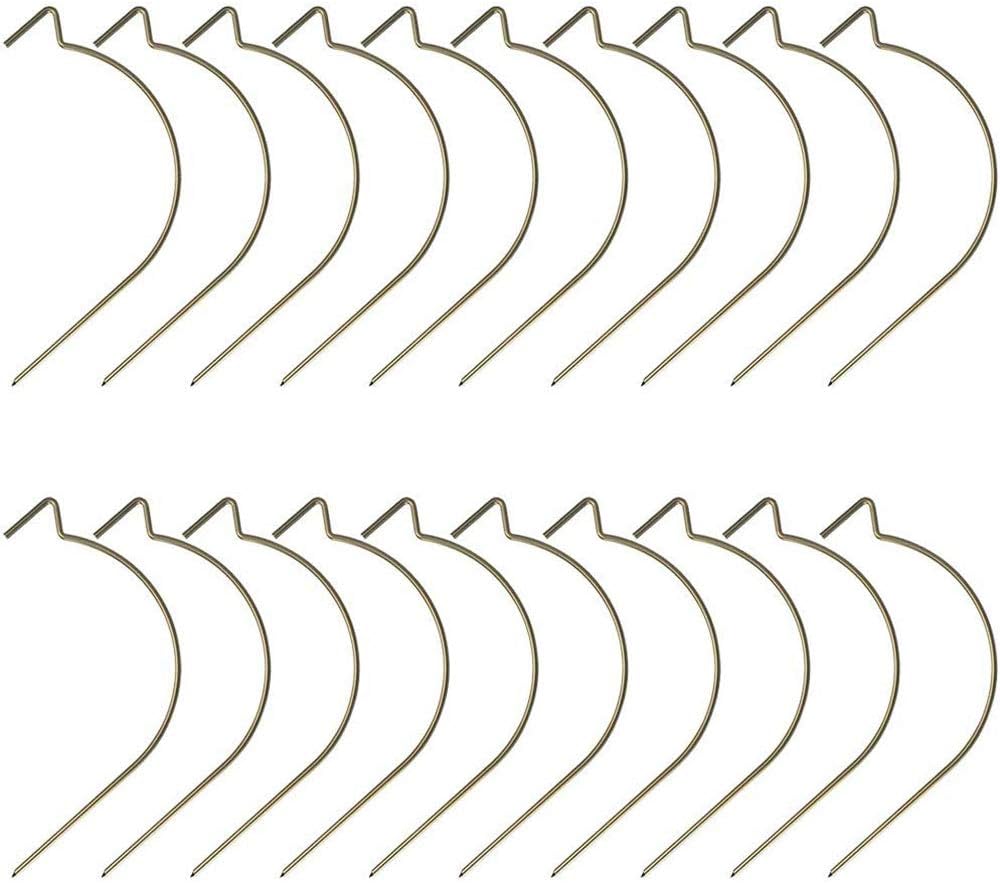 Picture Hangers Super Hooks Holds Up to 100lbs No Mark No Tools Need Easy to Hang Mirrors, Frames, Clock, Shelves, or Planters for Home Decorations Office (20)