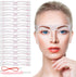 Eyebrow Stencils, 12PCS Eyebrow Shaper Kit + 1PCS Eyebrow Razor, Reusable Eyebrow Template With Strap, Elaborate Eyebrow Stencil, 3 Minutes Makeup Tools For A Variety of Face